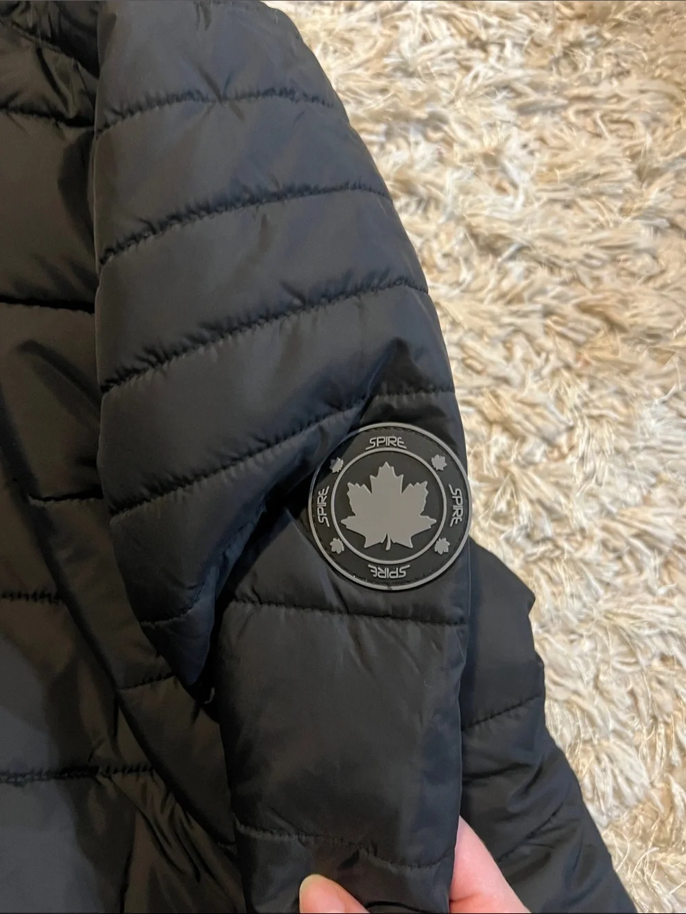 Spire by Galaxy Sherpa Lined Puffer Jacket